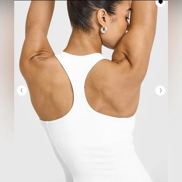 NWT Oner Active Mellow Rib Square Neck Vest - Picture 2 of 5